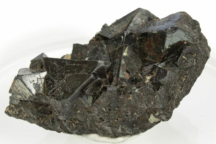 Lustrous Octahedral Magnetite Crystal Cluster - Utah #320530